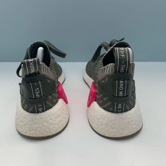 Adidas NMD Olive Green Sneakers - Picture 3 of 7